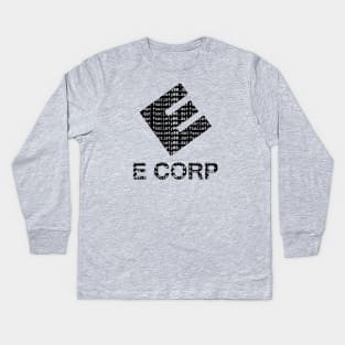 E Corp (mr robot) Kids Long Sleeve T-Shirt